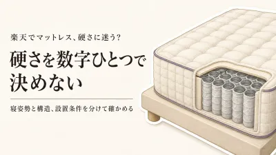 楽天の高反発・ポケットコイルマットレスをレビュー数順に見る｜硬さを決める前の表示比較
